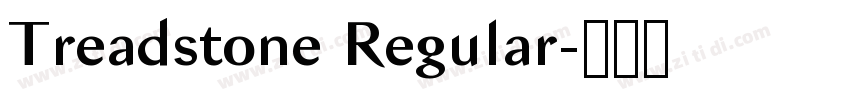 Treadstone Regular字体转换